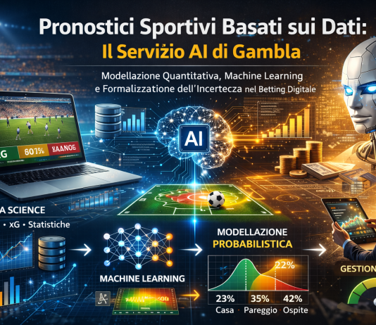 Pronostici sportivi basati sui dati: il servizio AI di Gambla Pronostici sportivi